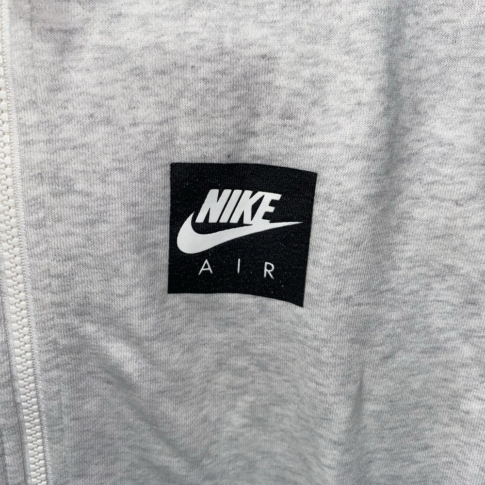 Vintage Nike Air Max 95 Grey Black Zip Up Hoodie Boys Size Medium - Picture 2 of 11